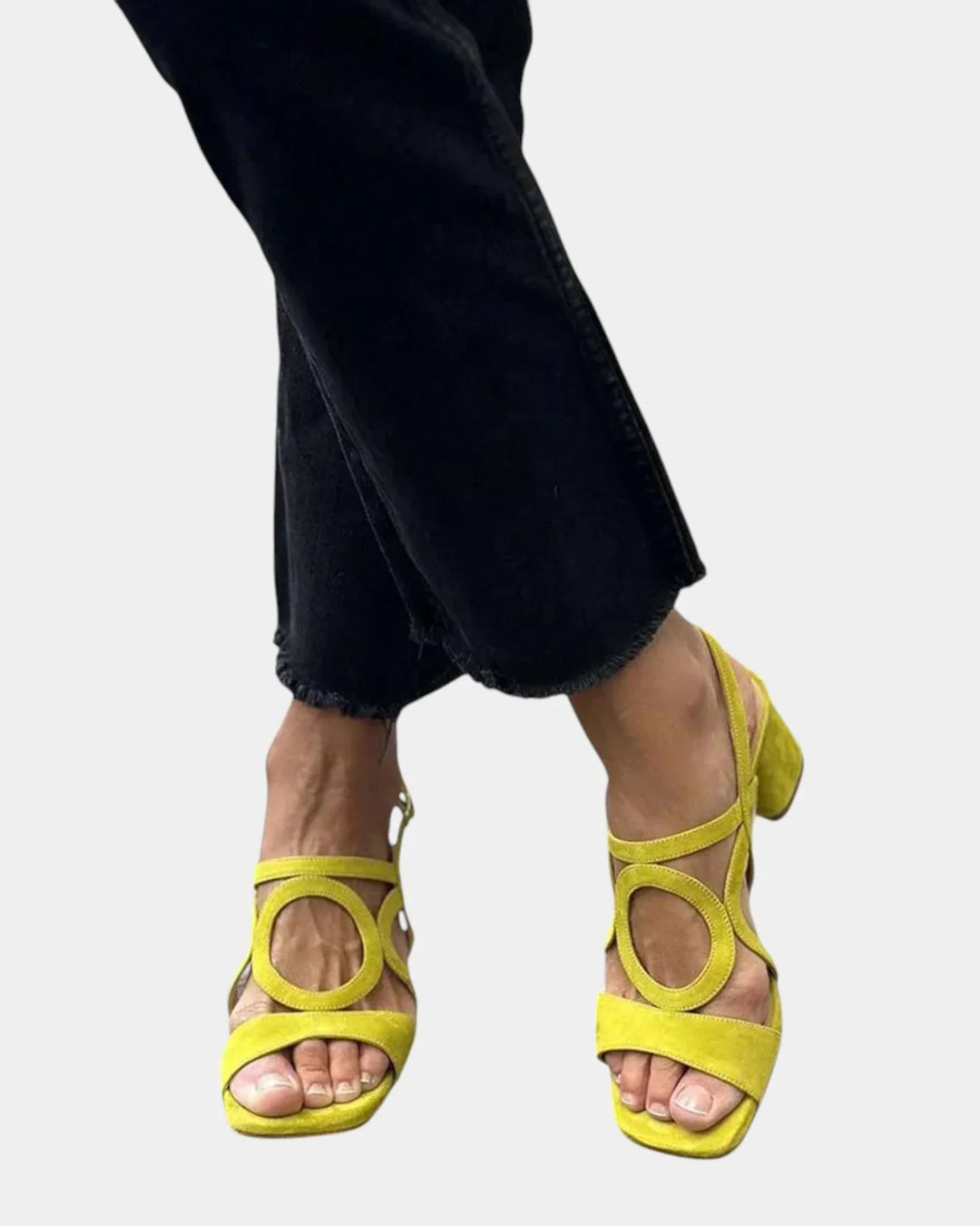 Guillelmine | Square-toed Sandals with Rounded Cut