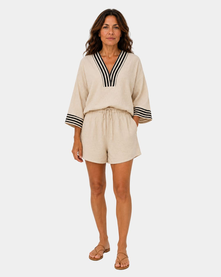 Garsende | Light ensemble shorts and blouse