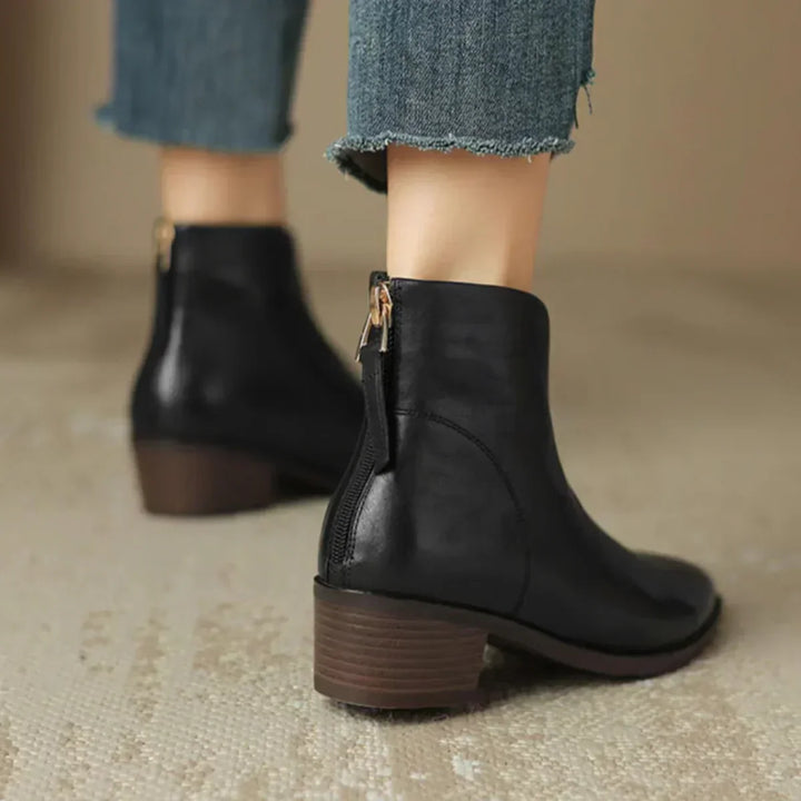 Viela | Orthopedic Leather Ankle Boots ⏐ Premium Edition