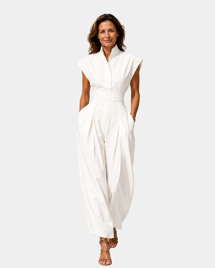 Sleeveless Lightweight Jumpsuit | Gauburge