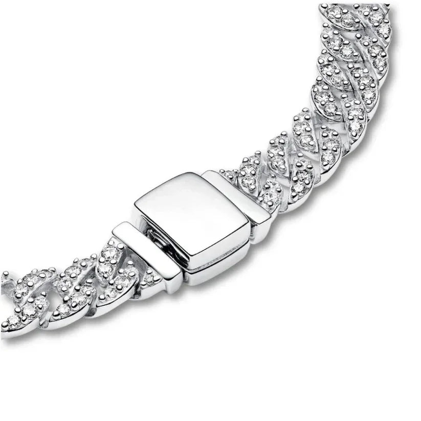 Adele | Moissanite Cuban Bracelet