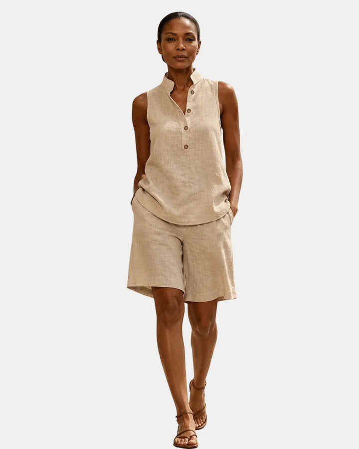 Mélior | Summer Sleeveless Set with Shorts