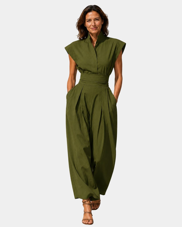 Sleeveless Lightweight Jumpsuit | Gauburge