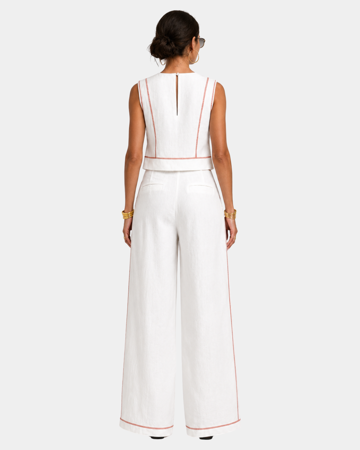 Aymone | Modern Design Pants and Blouse Set