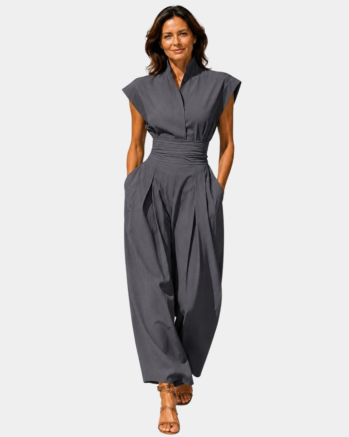 Sleeveless Lightweight Jumpsuit | Gauburge