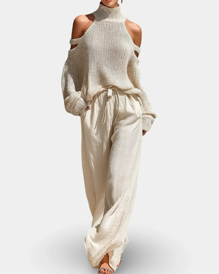 Camile | Fashionable Knit Set and Pants