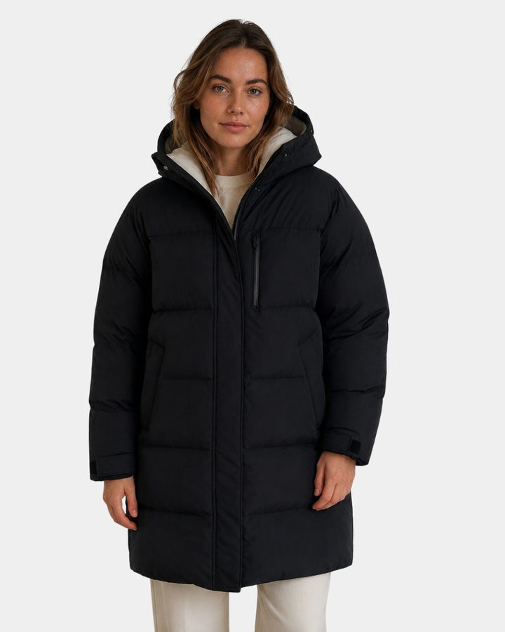 Dorélie | Long Padded Coat with Hood