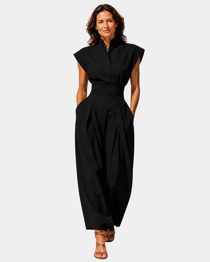 Sleeveless Lightweight Jumpsuit | Gauburge