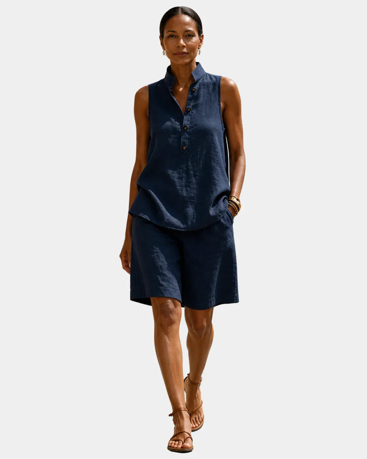 Mélior | Summer Sleeveless Set with Shorts