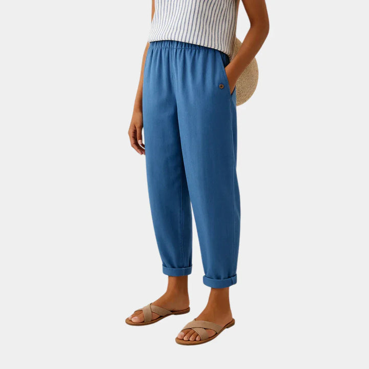 Florence | Comfortable Linen-Look Trousers