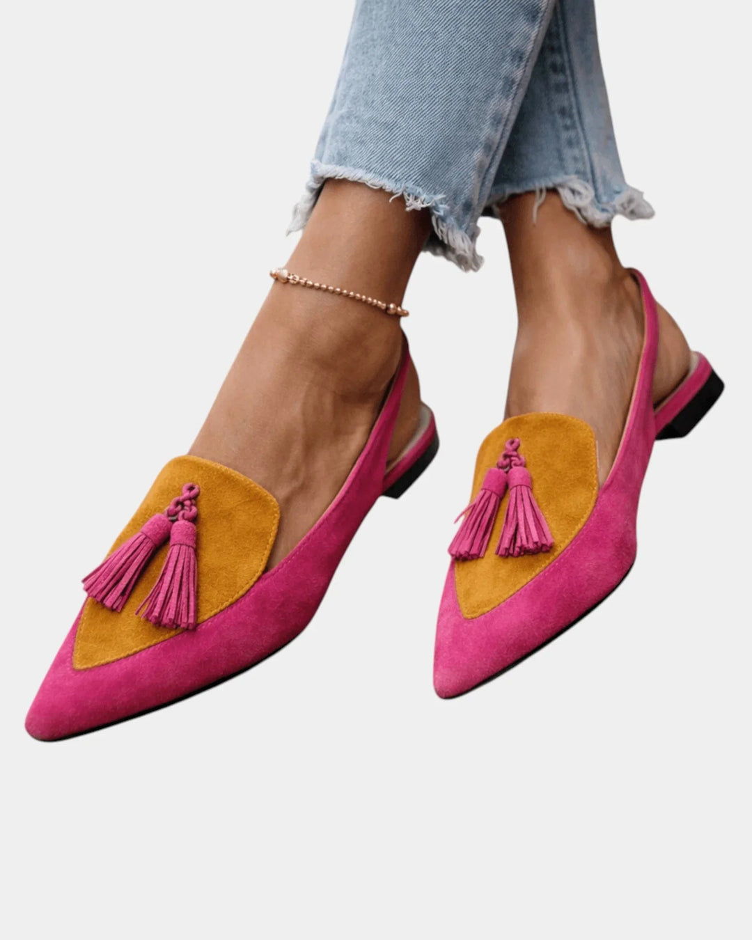 Francette | Heeled Sandals with Fringes