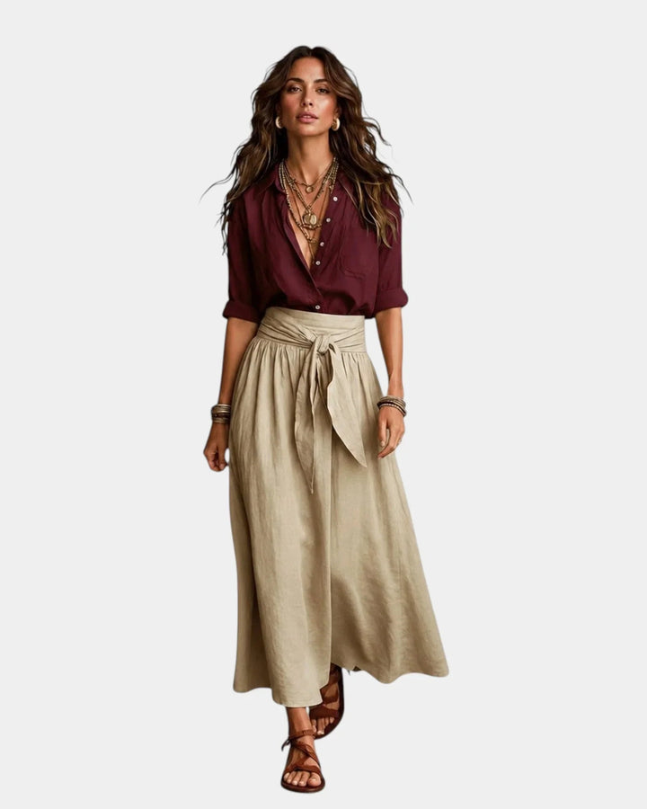 Daphné | Midi skirt + free shirt