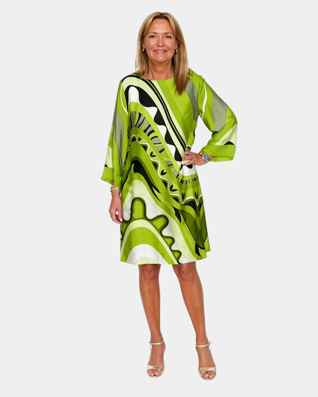 Amand | Elegant summer dress that conceals the belly