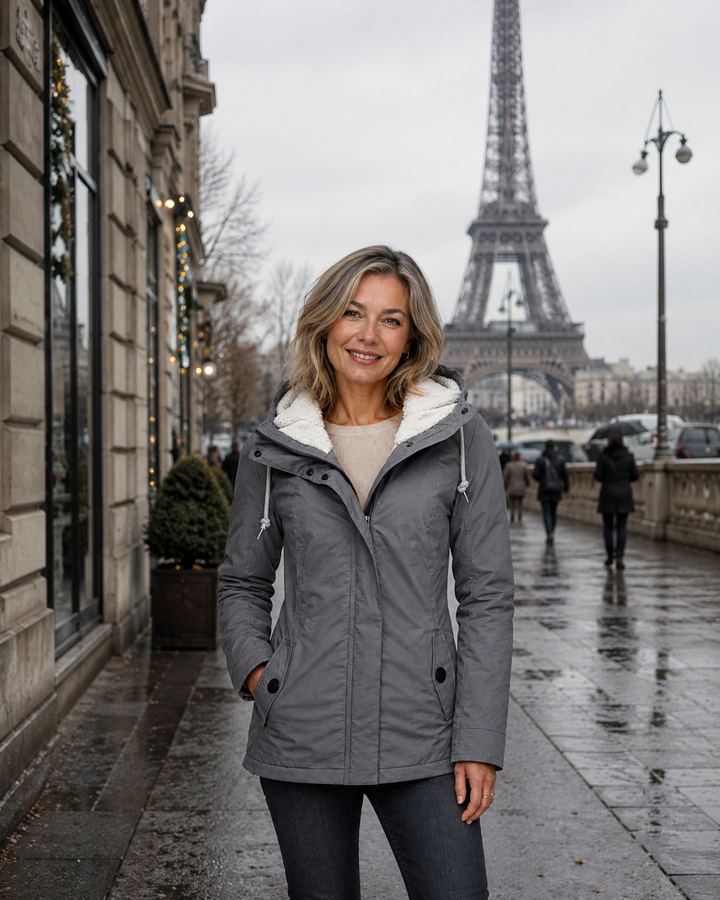 Maréline | Waterproof Rain Jacket with Hood for Women