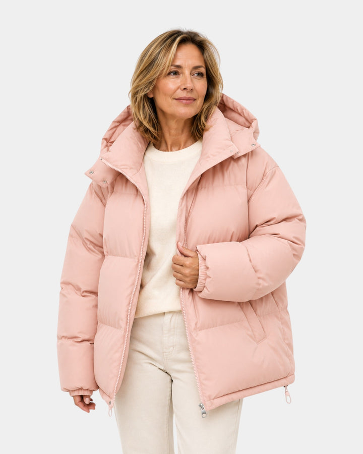 Louviane | Quilted Winter Coat with Hood