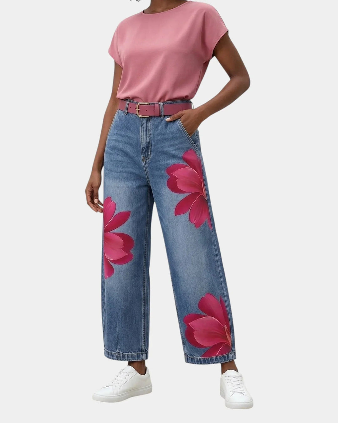 Cherine | Elegant Floral Trousers