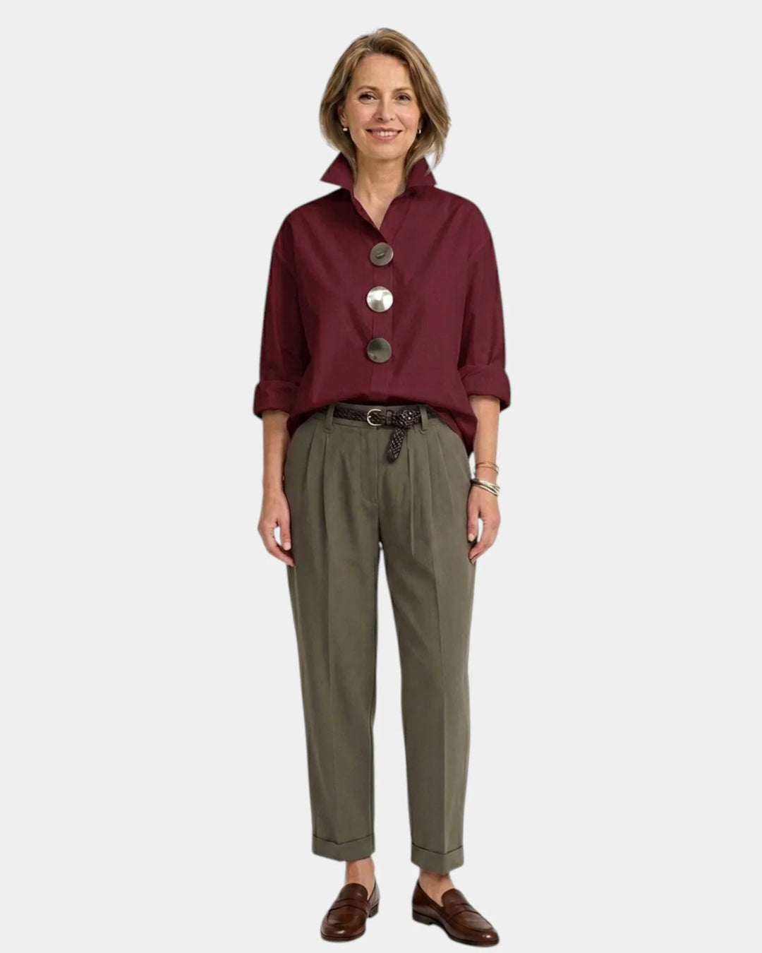 Pearl | High Neck Shirt
