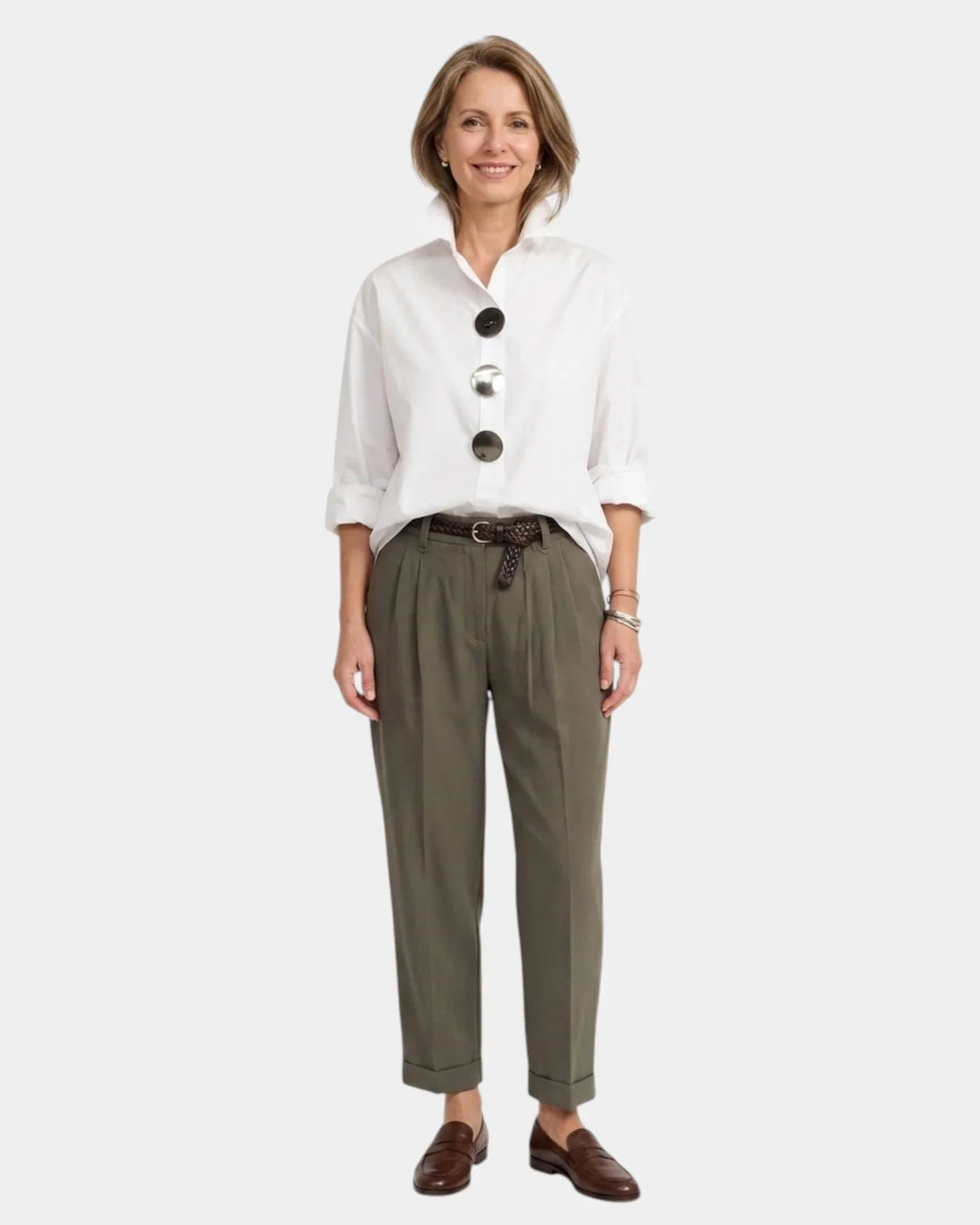 Pearl | High Neck Shirt