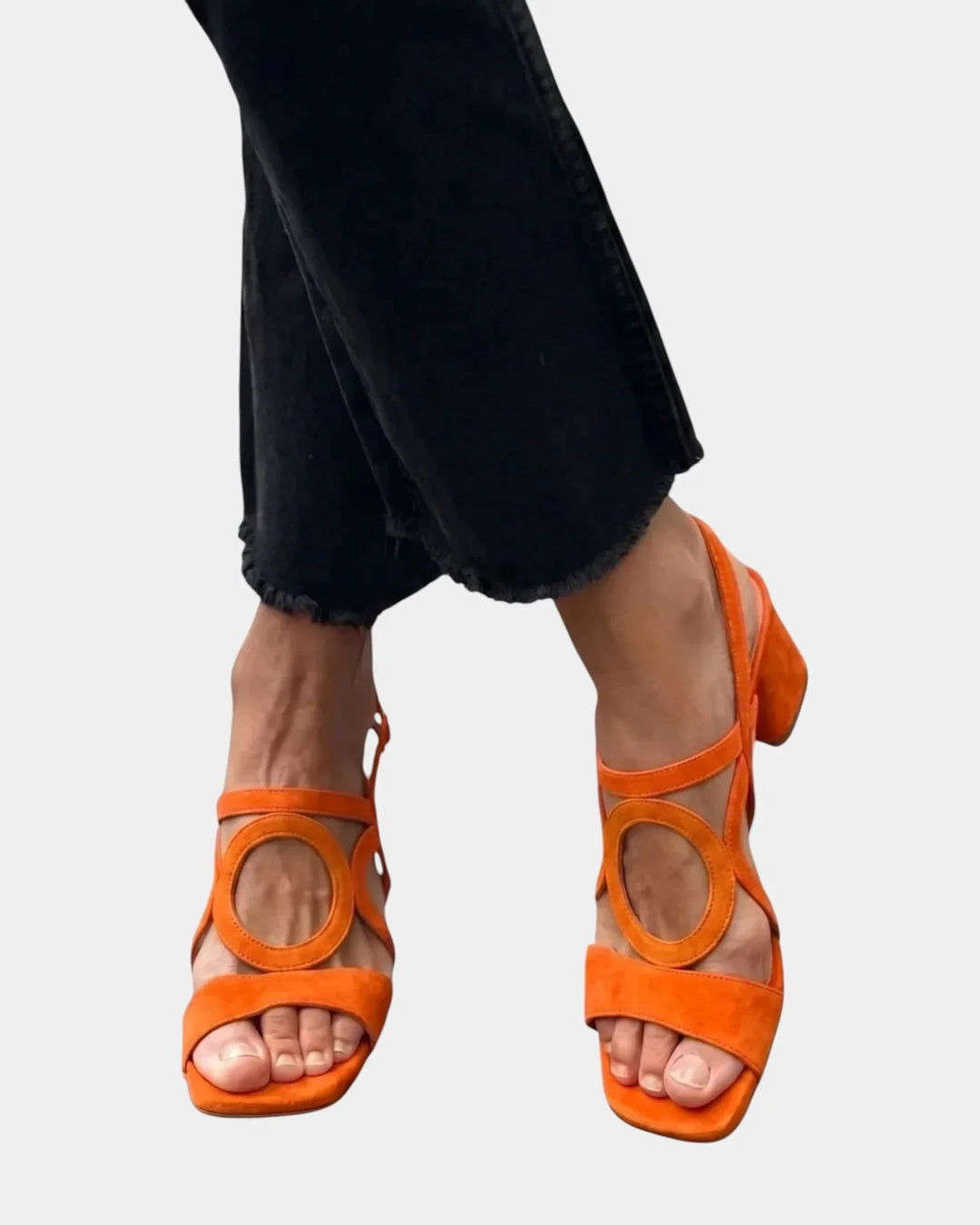 Guillelmine | Square-Toe Sandals with Rounded Cut