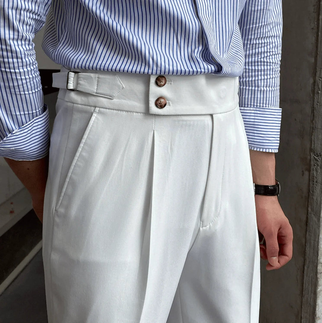Edward | Elegant High-Waisted Pants