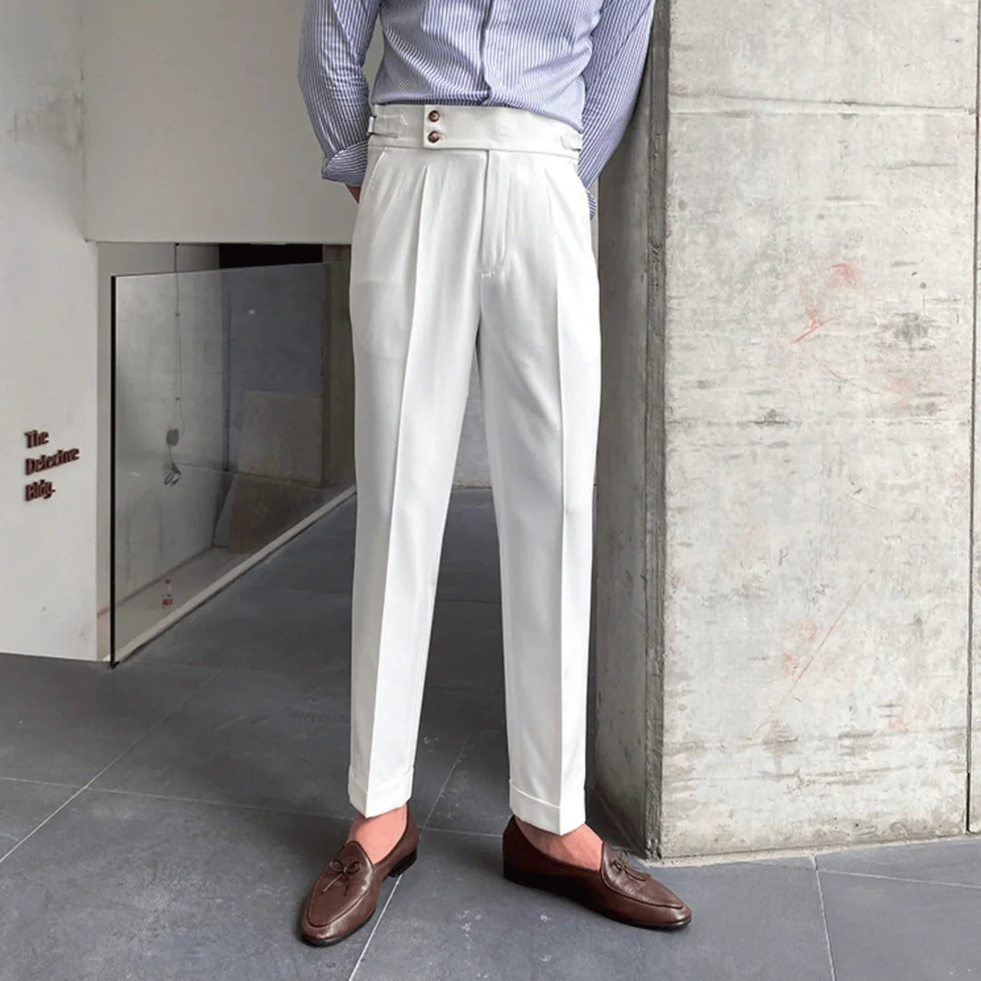 Edward | Elegant High-Waisted Pants