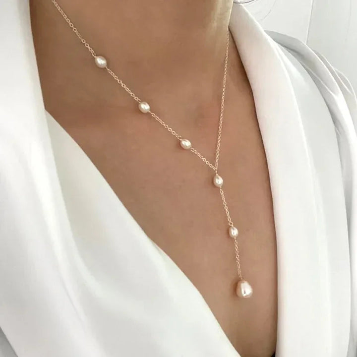Zoé | Vintage Necklace with Pearls