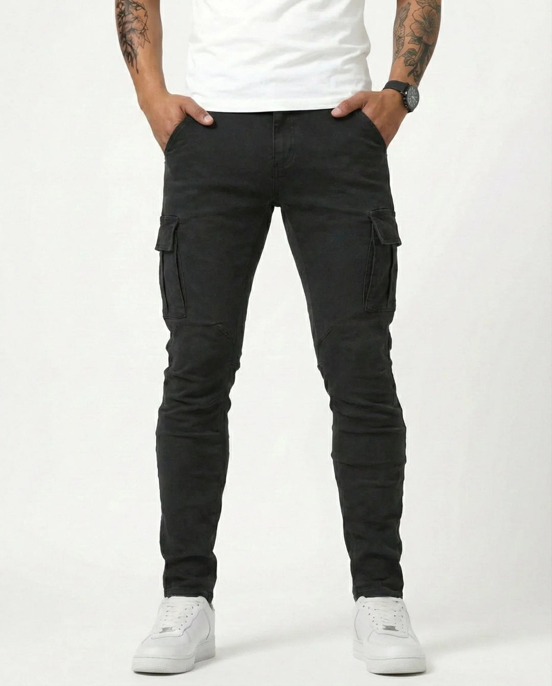 Jean | Elastic Cargo Pants